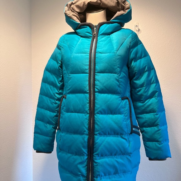 BOSIDENG Collection Unisex Hooded Teal Hooded Down Filled Puffer Coat Si… - Picture 3 of 17